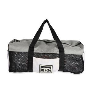 Chanel Tricolor Mesh & Canvas Sports Ligne Duffle Bag